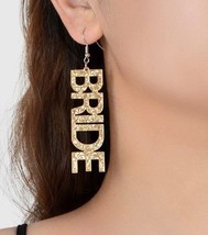 Bride earrings. Fun earrings that can be used for bridal shower or hen party - £10.67 GBP
