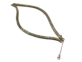 Vintage 7” Sterling Double Strand Pave Rhinestone Tennis Bracelet Safety... - £110.46 GBP