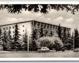 Hotel Datji Street Vista Tirana - Albania 1940s Bianco &amp; Nero Cromo Cart... - $7.12