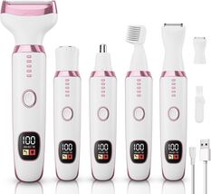 Electric Razor Shavers for Women 5 in 1 Electric Shaver for Women, Cordl... - $25.01 CAD