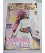 Vintage 2000 BRITNEY SPEARS Live Tonight TOUR CONCERT PROGRAM BOOK - $26.89 CAD