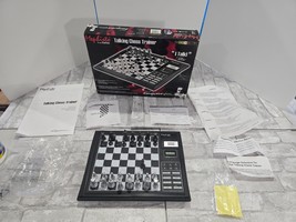 Mephisto Saitek Talking Chess Trainer Electronic Set Level 3 Kasparov, N... - £60.26 GBP