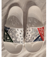Crocs Classic Bandana Clog Sandals Multi Color Unisex Size M11 NWOT - £25.08 GBP