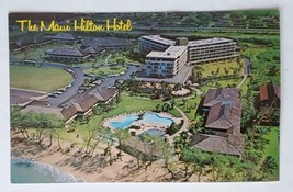 Postcard The Maui Hilton HotelAerial view of the beautiful Kaanapali Beach HI - £9.30 GBP