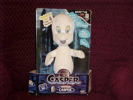 16&quot; Talking Casper Ghost Plush Toy With Glow In The Dark Eyes Box 1994 Works - £235.22 GBP