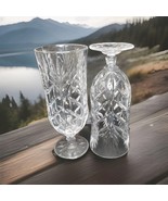 Fifth Avenue Portico Iced Tea Glasses 8” Tall Lead Crystal Set of 2 - $370.49 MXN