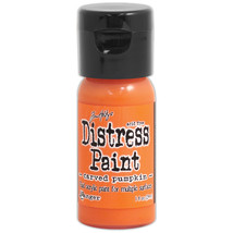 Tim Holtz Distress Paint Flip Top 1oz-Carved Pumpkin - £9.86 GBP