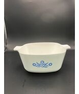 Rare Vintage 1959 CORNING WARE Blue Cornflower 1 3/4 QT CASSEROLE DISH  D21 - $236.49 MXN