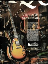 2017 Ibanez Artstar Vintage Series electric guitar advertisement 8 x 11 ad print - £3.40 GBP