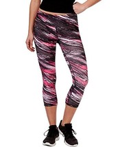 allbrand365 Womens Activewear Printed Cropped Leggings Size X-Small Color Pink - £35.71 GBP