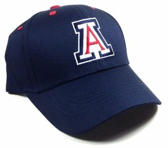Ncaa University Of Arizona Wildcats Logo Blue Adjustable Hat Cap Curved Bill Nwt - £17.02 GBP