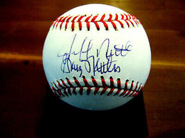 Graig Nettles Jeff Nettles 1977-78 Wsc Ny Yankees Signed Auto Oml Baseball Jsa - £118.69 GBP