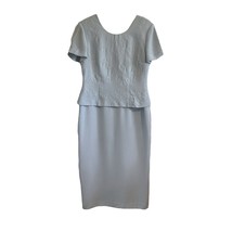 Donna Morgan Petites Women&#39;s Vintage Embroidered Formal Dress in Blue Si... - $49.97
