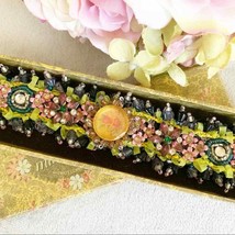Mille Fleur Vintage Victorian Floral Multi Crystal Stone Bracelet - £121.36 GBP
