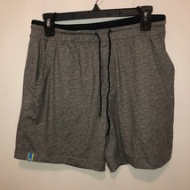 NEW Chubbies Mens Medium 5.5&quot; Inseam Polyester Blend Sweat Shorts Heather Gray - $25.73