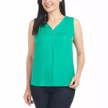 Hilary Radley Women&#39;s Plus Size XXL Vivid Green Sleeveless Tank Top NWT - $17.99