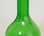 Royal Mint Sauce Vintage Glass Bottle Emerald Green Art Deco Detroit  - $22.72
