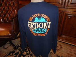 Blue Sedona AZ Arizona Red Rock Country L/S T-shirt Fits Adult 2XL Excel... - $21.77