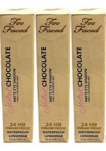 3X-TOO FACED Melted Chocolate Matte Eye Shadow COCOA CREAM 0.16 oz / 4.9... - $38.61