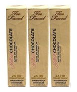 3X-TOO FACED Melted Chocolate Matte Eye Shadow COCOA CREAM 0.16 oz / 4.9... - £30.76 GBP