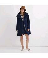 J.Crew Villa Cocoon Coat in Navy Italian Stadium-Cloth Wool Jacket 6 - $2,724.47 MXN