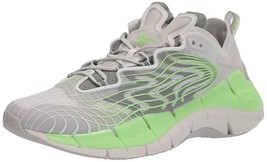 Reebok Men Zig Kinetica II Sneaker Pure Grey/neon Mint/Harmony Green FY7744 - $40.39+