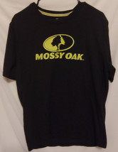 Vintage Mossy Oak Logo Black Medium Tshirt with Yellow trim - £7.70 GBP