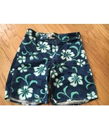 BURNSIDE Mens Size 36 Floral Shorts. Blue, Green and White. Great condit... - £11.79 GBP