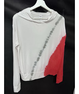 Certo Soft Rayon Hoodie Top Multicolor Tie Dye Perfect Beach Vacation M - $36.63 CAD