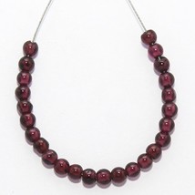 8.10 Cts Natural Garnet Rondelle Balls Beads Loose Gemstones ( 3mm Each ) - $7.34