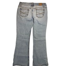 Aeropostale Juniors Size 13 14 Haley Flare Light Wash Jeans Distressed D... - $19.79