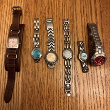 Lot Of 6 Fossil Watches Untested - $60.00
