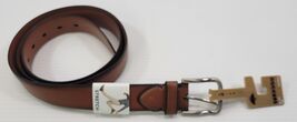 UU) Dockers Men Stretch Tan XL 42-44 Belt 1-3/8" - $9.89