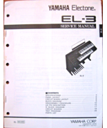 Yamaha EL-3 Electone Organ Original Service Manual, Schematics, Parts Li... - £38.93 GBP