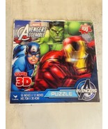 3D Marvel Avengers Assemble 100 Pc Jigsaw Puzzle Iron Man Hulk Complete ... - £4.68 GBP