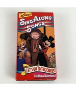 Disney Sing Along Songs VHS Tape Lets Go To The Circus Musical Adventure... - $21.00