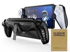 Case with Stand and Screen protector for PS5 Playstation Portal Remote Player - £30.28 GBP