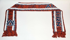 Auburn Tigers Forever Collectibles MLB Striped Team Logo Knit Scarf - £14.87 GBP