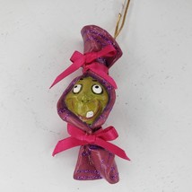 Katherine&#39;s Collection Zombie Witch Head Halloween Ornament - £14.98 GBP