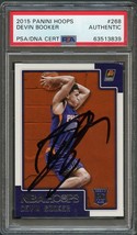 2015-16 NBA Hoops #268 Devin Booker AUTO Signed card PSA Slabbed Autographed RC - £957.00 GBP