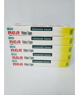 RCA 6 Hour Video Tape Standard Grade T-120H VHS Blank Tape Sealed 5-Pack - $19.19 CAD