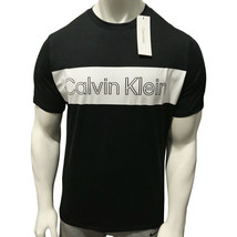 Nwt Calvin Klein Msrp $54.99 Men&#39;s Black Crew Neck Short Sleeve T-SHIRT S M Xl - £17.97 GBP