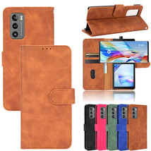 For LG K42 K41S Velvet Shockproof Leather Flip  back Wallet Case Cover - $46.22