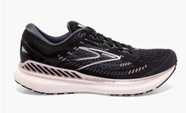 Brooks Glycerin GTS 19 Womens 10.5 W Shoes Black Pink Running Walking Gym - £43.41 GBP