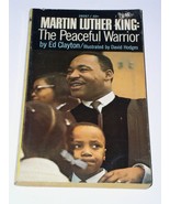 Martin Luther King The Peaceful Warrior Paperback Book Ed Clayton Vintag... - €8,49 EUR