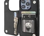 Compatible With Iphone 14 Pro Wallet Case With Card Holder, Pu Leather K... - $27.99