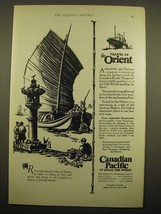 1924 Canadian Pacific Cruise Ad - The travel in Orient - £14.86 GBP