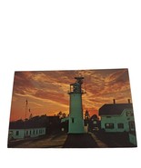 Postcard Chatham Lighthouse Cape Cod Massachusetts Chrome Unposted - £8.20 GBP