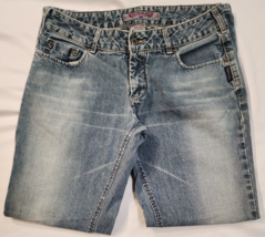 Women&#39;s Silver Red Label Boot Cut Low Rise Light Wash Denim Jeans L9684X... - £22.83 GBP
