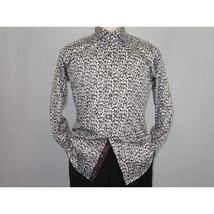 Men Shirt J.Valintin Turkey Usa Egyption Cotton Axxess Style 3T39-04 brown image 4